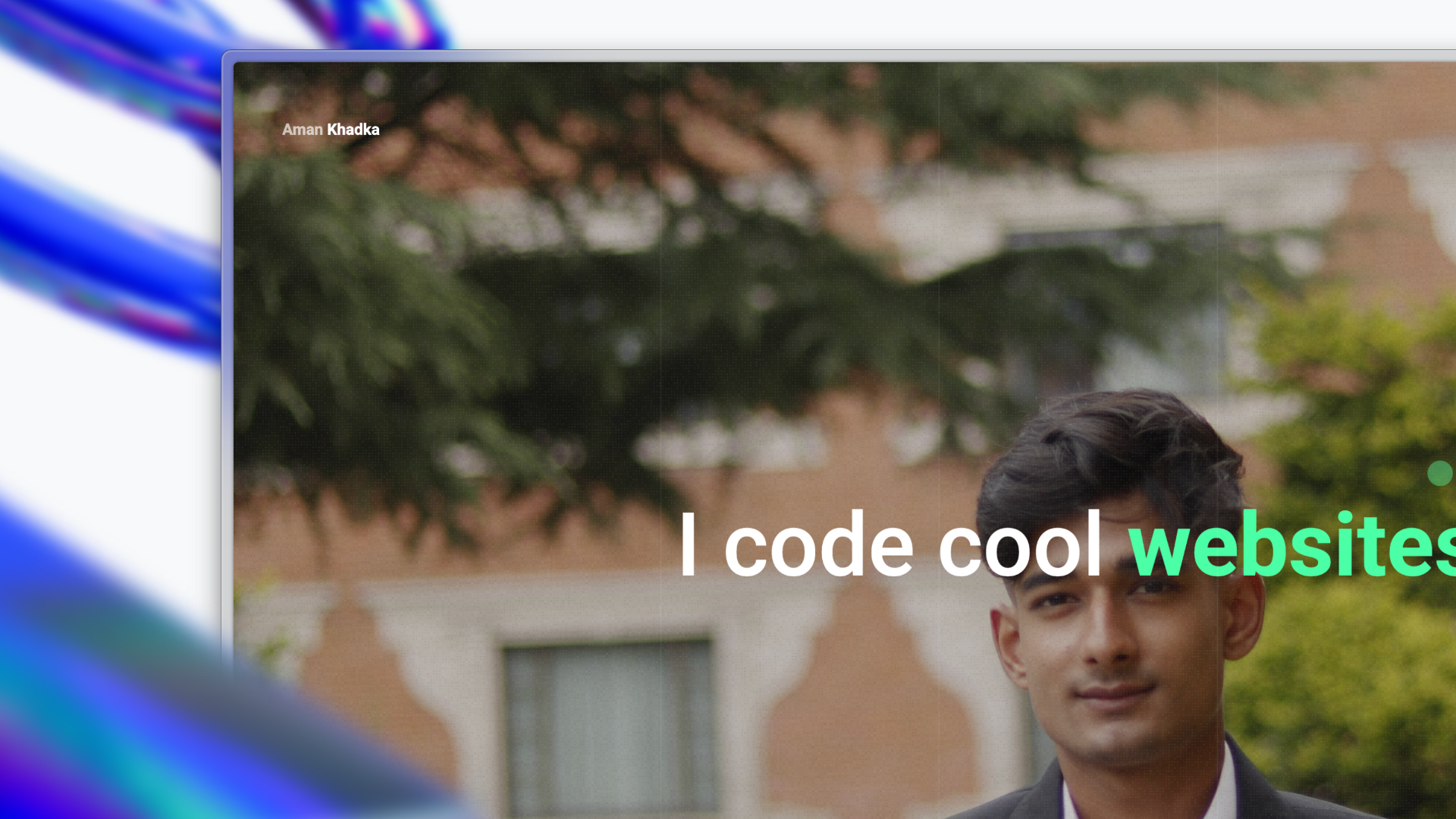 Alternative view of Legacy Website project highlighting key features